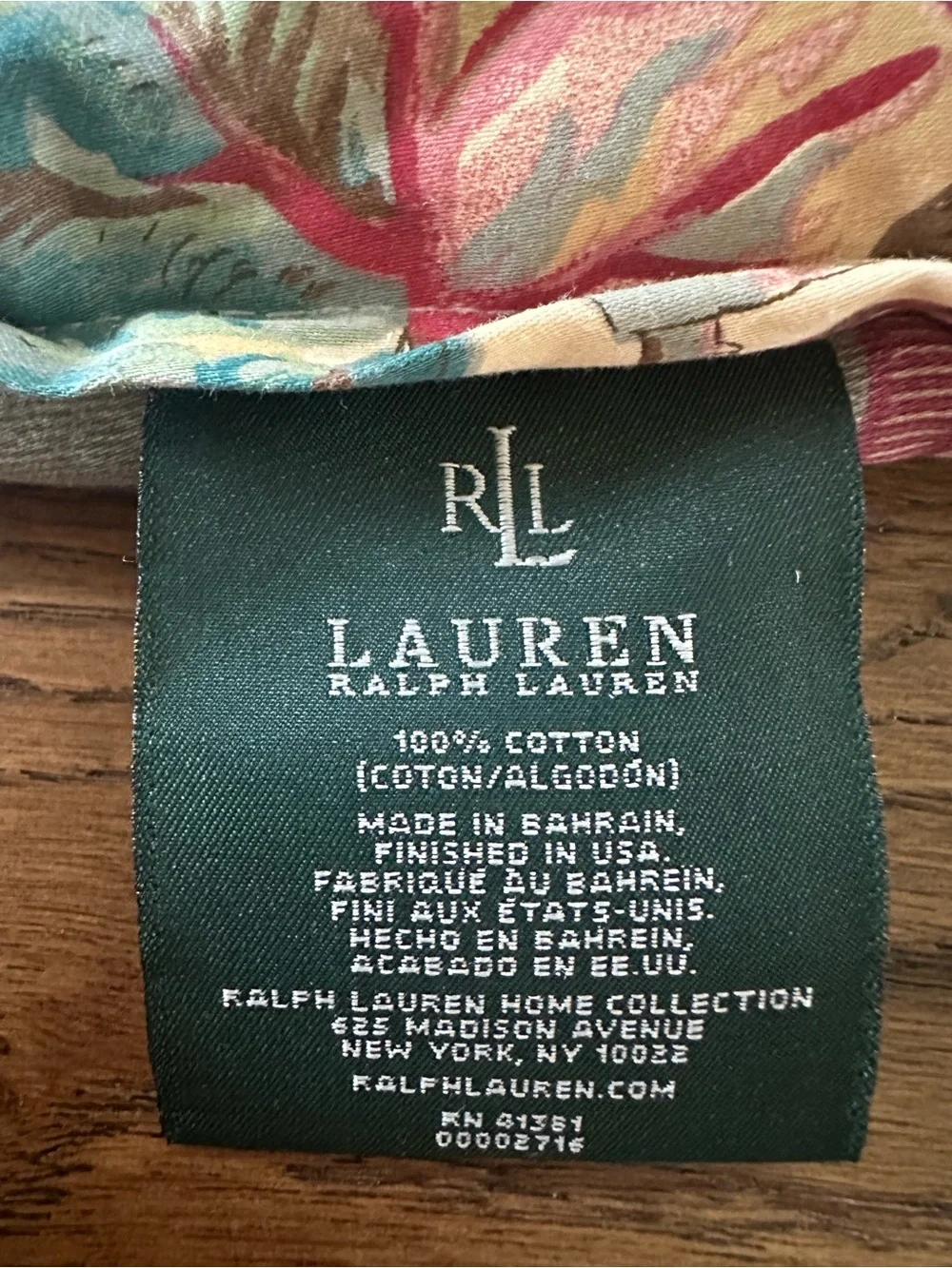 RARE Vintage Ralph Lauren Tangier Floral Comforter Set Pillow Shams Bed Skirt